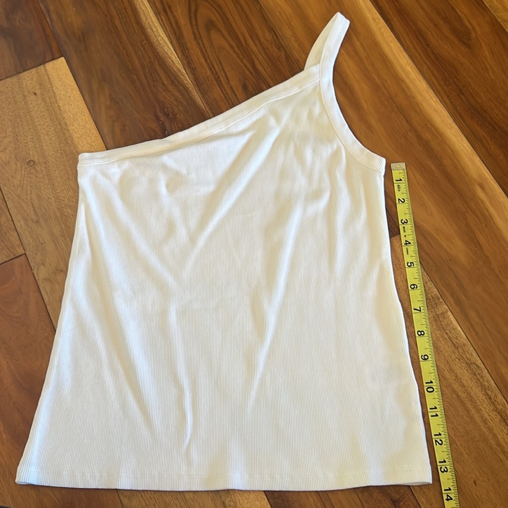 Open Edit One Shoulder Ribbed Tank - Picture 3 of 4